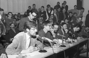 Protest meeting in Nijmegen 1969